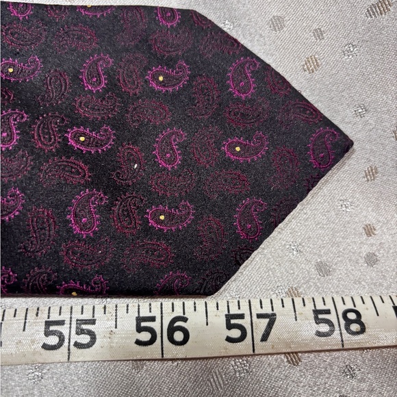 Canali Men’s Paisley Tie - Picture 6 of 7